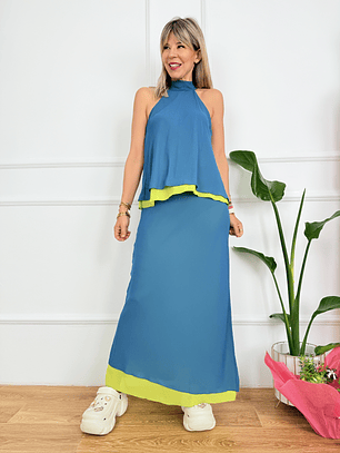 Chantal set 6662 petrol