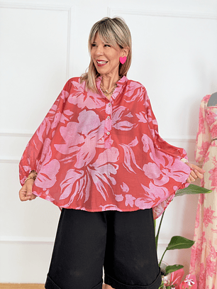 Lux shirt 233601 flower