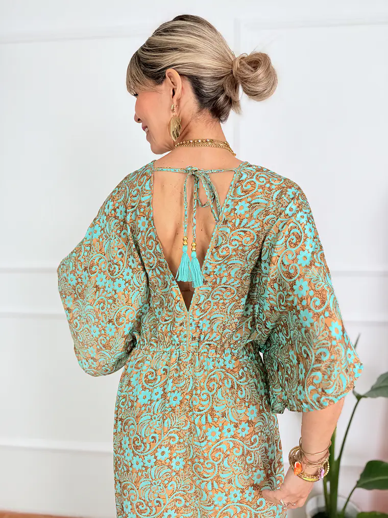 Devesh dress 1018 brown6 5