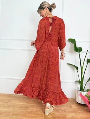 Devesh dress 1018 orange4