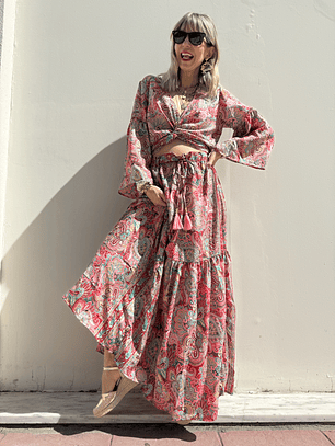 Fiza  set 1802 pink 3