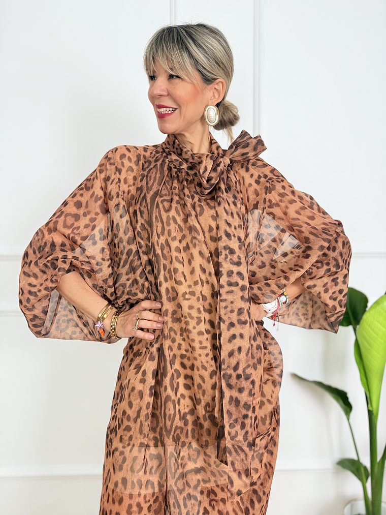 Flavie dress R10008  leopar 2