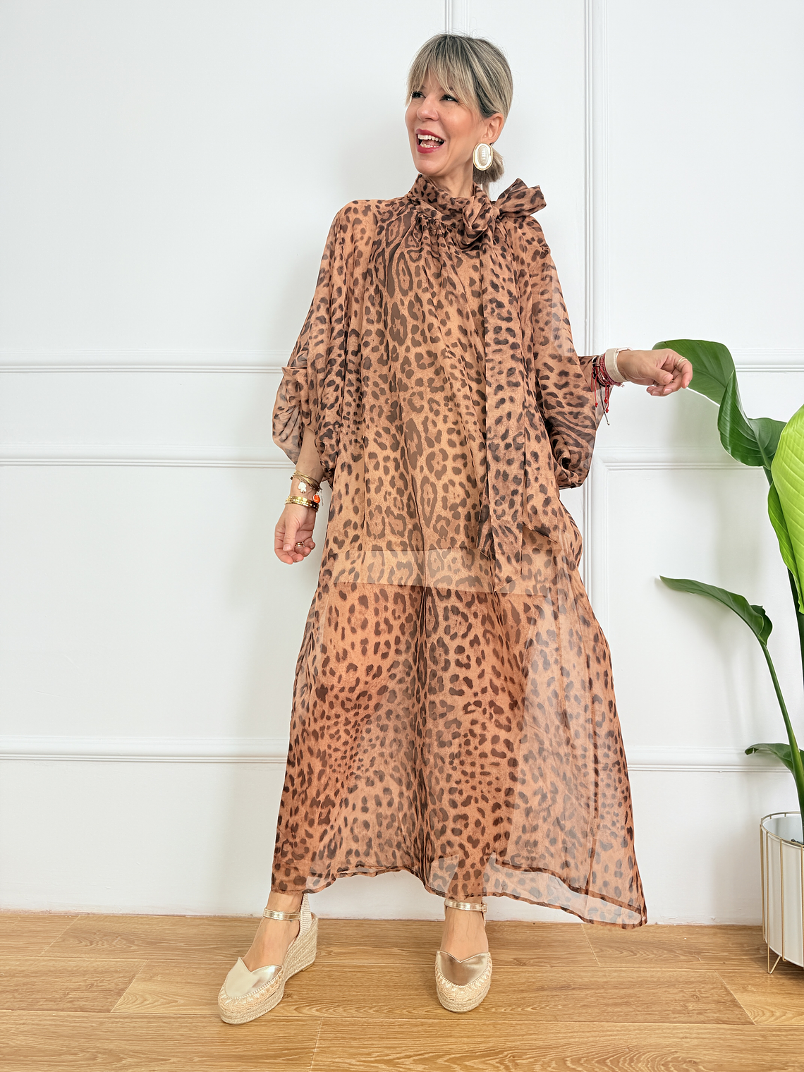 Flavie dress R10008  leopar 1