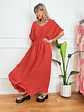 6488 Fani Dress Coral  - thumbnail 2