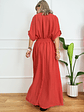 6488 Fani Dress Coral  - thumbnail 3