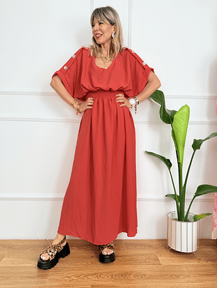 6488 Fani Dress Coral 