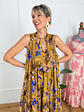 Sumire Maxi Dress 10636 Mustard - thumbnail 3