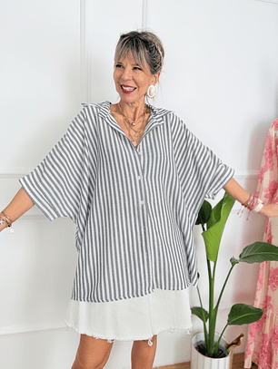 Prisca shirt 83397 gray