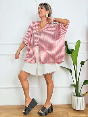 Prisca shirt 83397 red