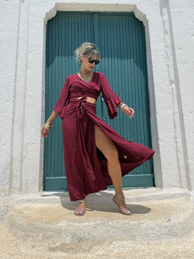 Vanessa set 6763 wine 3