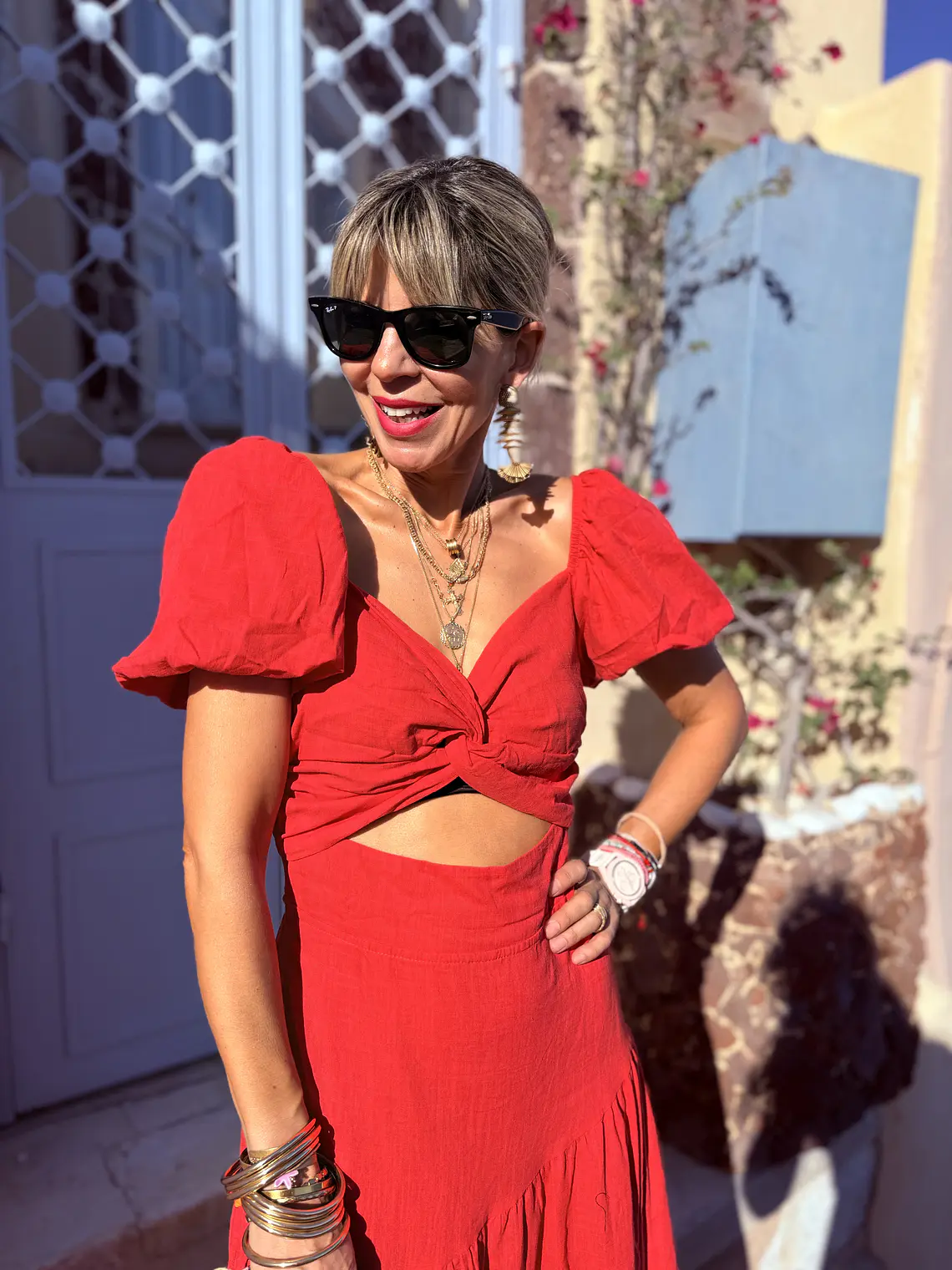Jacinta dress R5032 Red 3