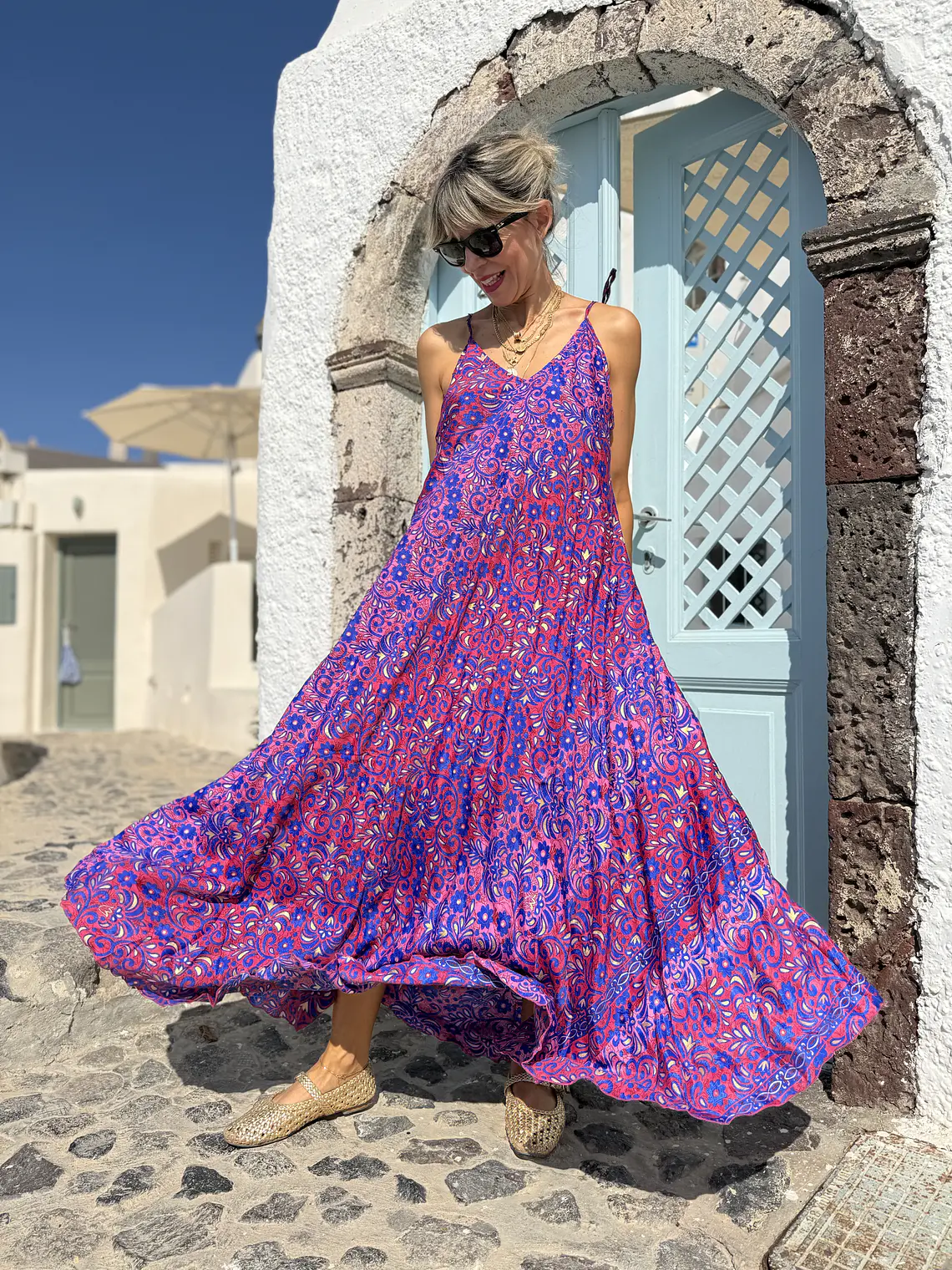 Saranya dress 1090 shades of red 1 1