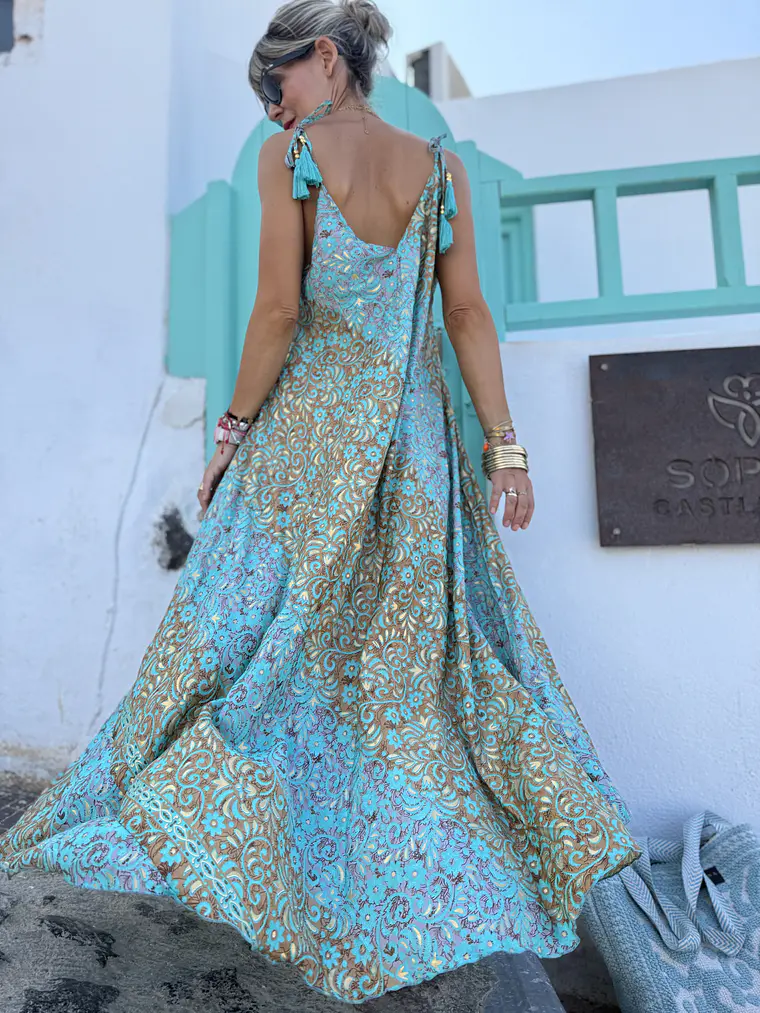 Saranya dress 1090 brown3 2