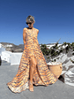 Willa dress W5876 orange - thumbnail 1