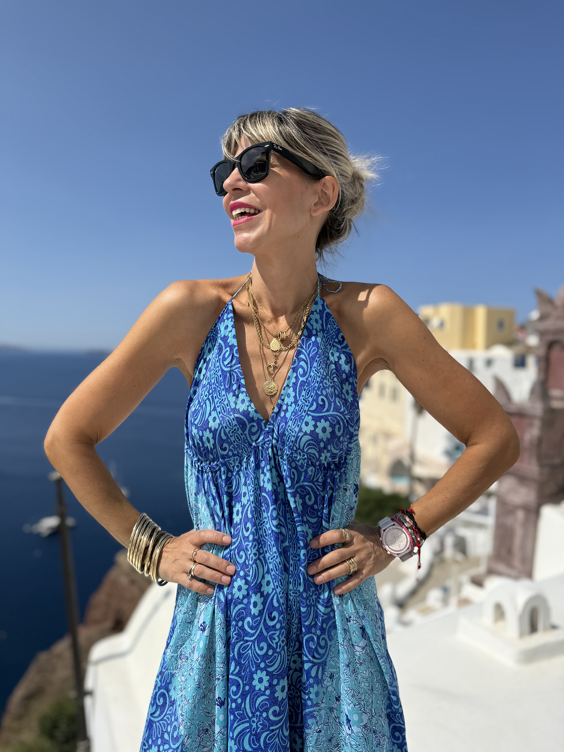 Gita dress 1009 aqua3 3