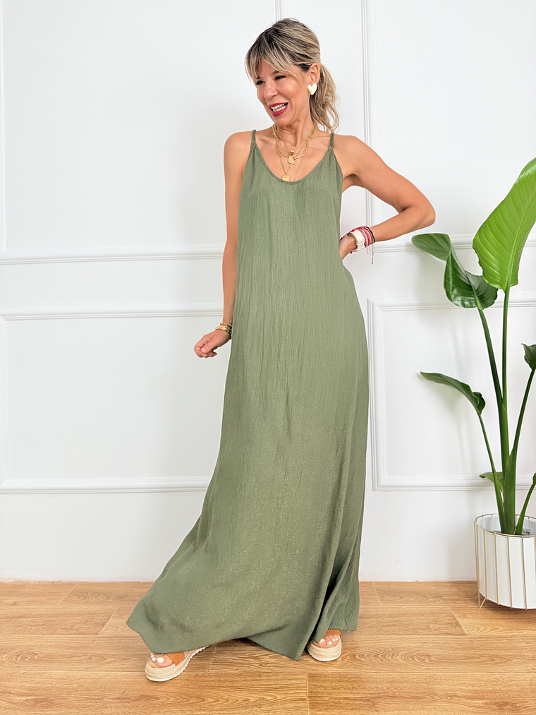 Clara dress 41396 Chaki 1