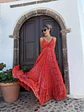 Nishka dress 1210 orange/red 1 - thumbnail 1