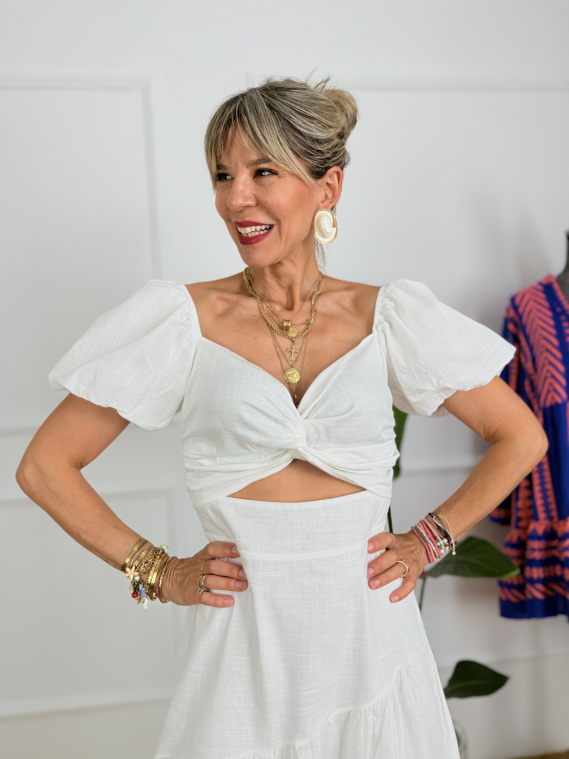 Jacinta dress R5032 white 4