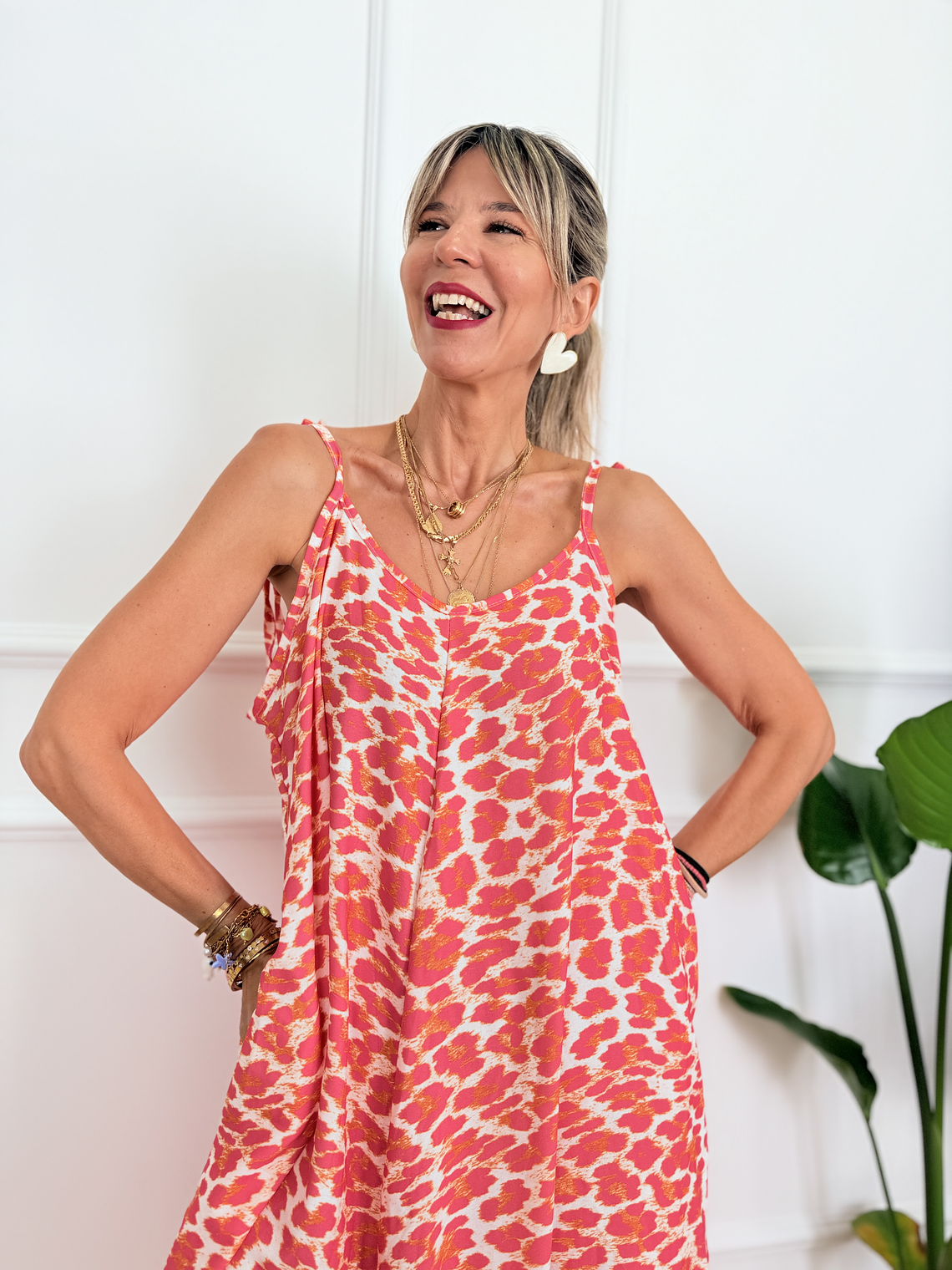 Ayanda Neon Pink Jumpsuit 4545  2