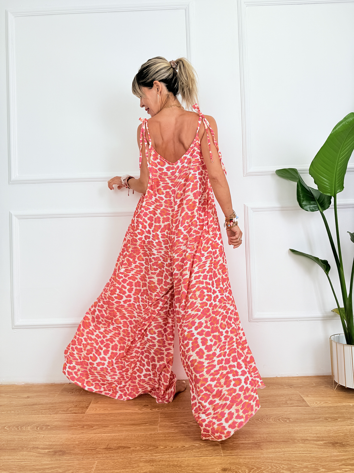 Ayanda Neon Pink Jumpsuit 4545  3