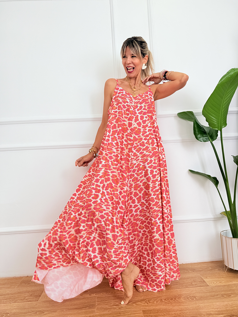 Ayanda Neon Pink Jumpsuit 4545  4