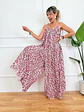 Ayanda Neon Grey- Pink Jumpsuit 4545 - thumbnail 4