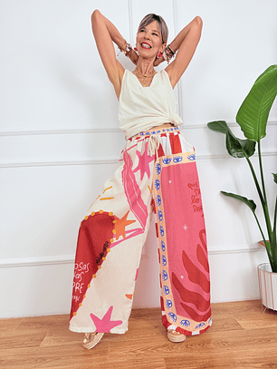 Pants Feliz Printed V1190