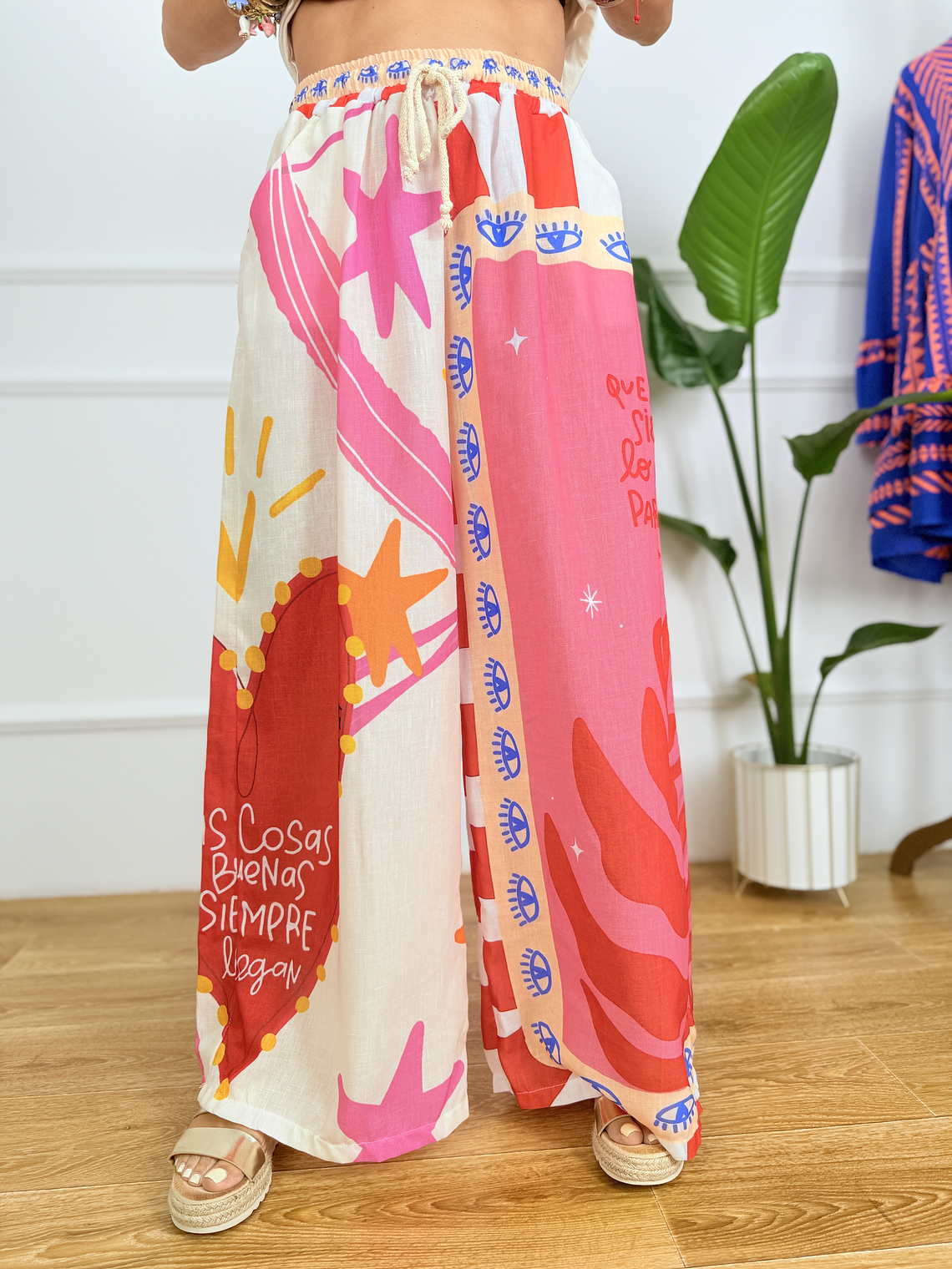 Pants Feliz Printed V1190 4