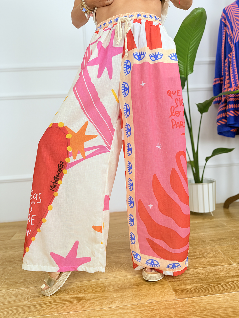 Pants Feliz Printed V1190 5