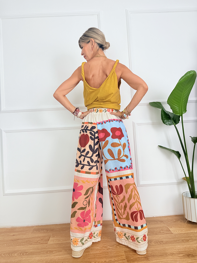 Pants Berry Printed V1190 2