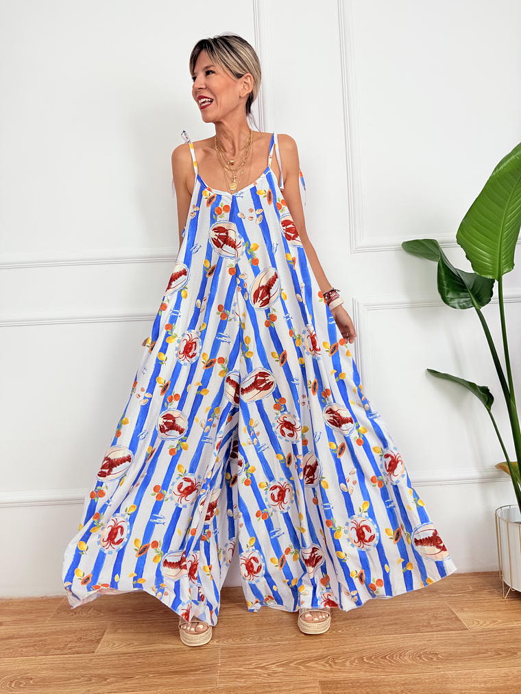 Papaya Salad Jumpsuit 8282  3