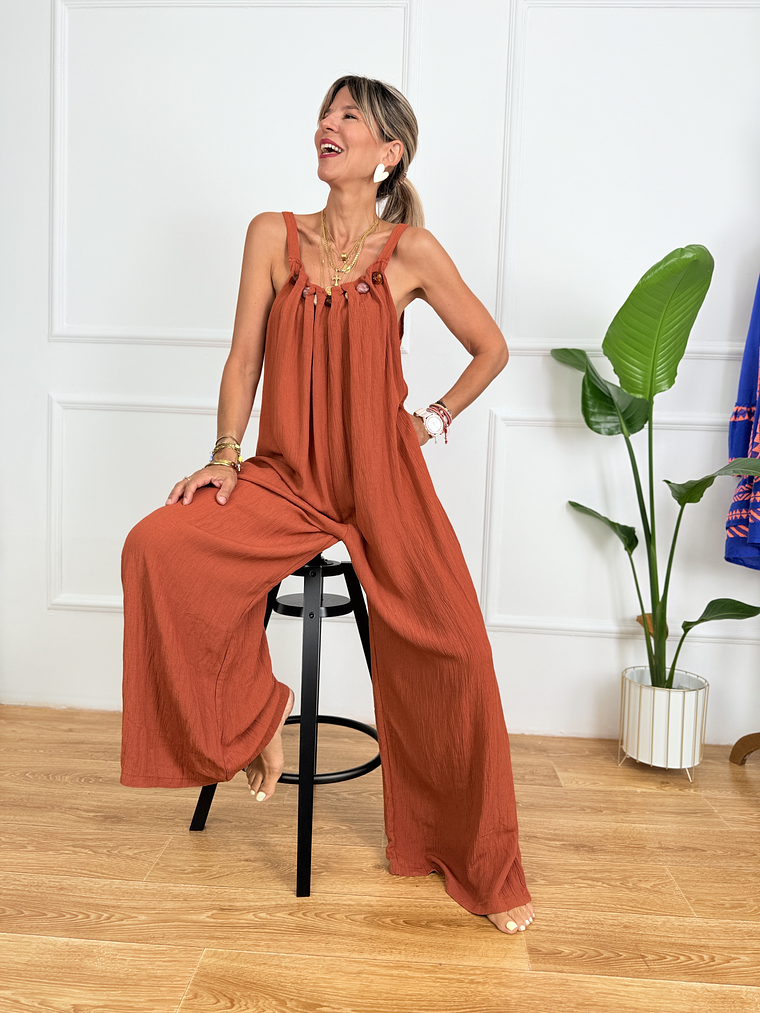 Sago Jumpsuit 70331 Rust Orange 3