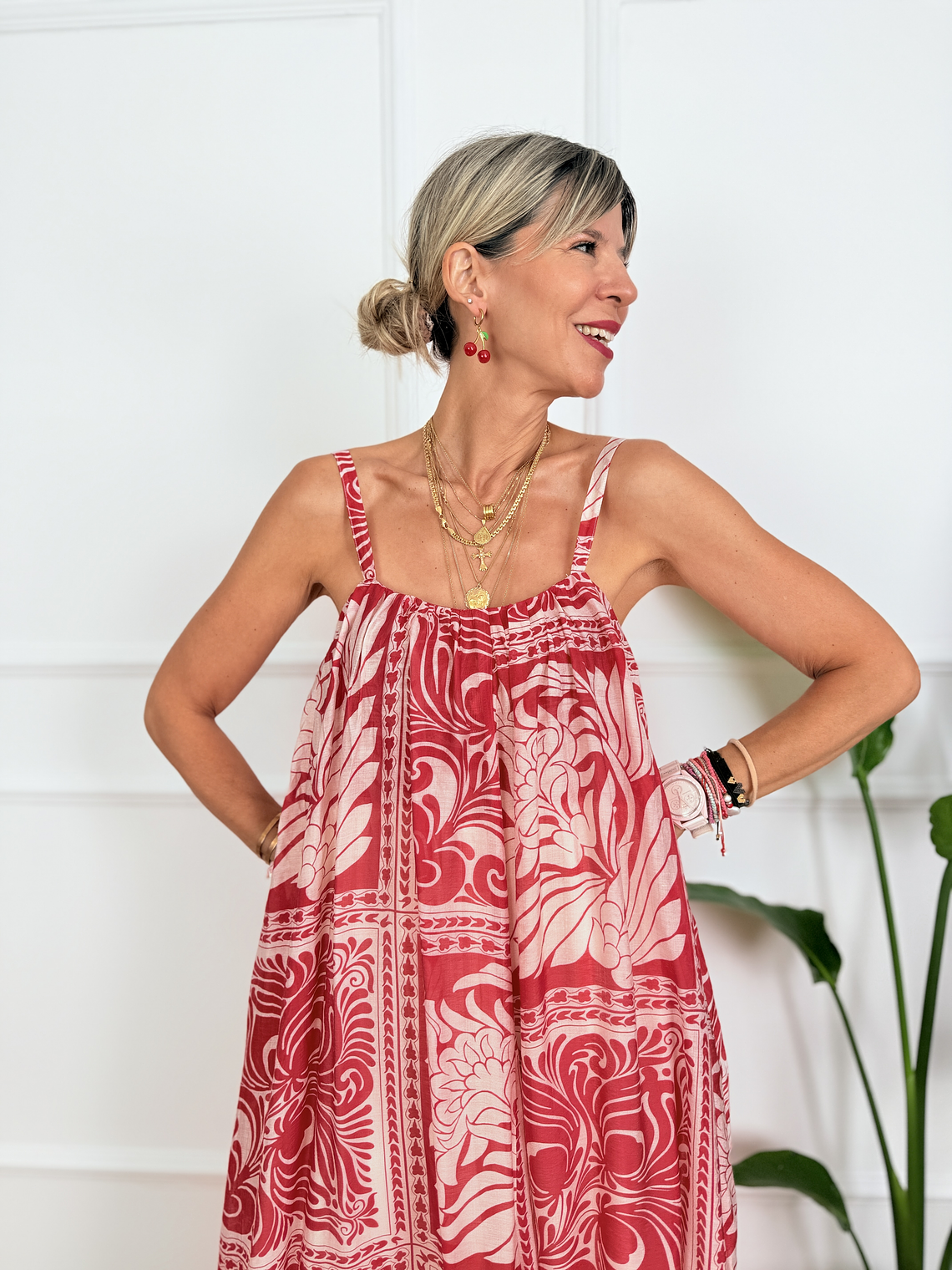 Jumpsuit Savannah W5874 Red 3