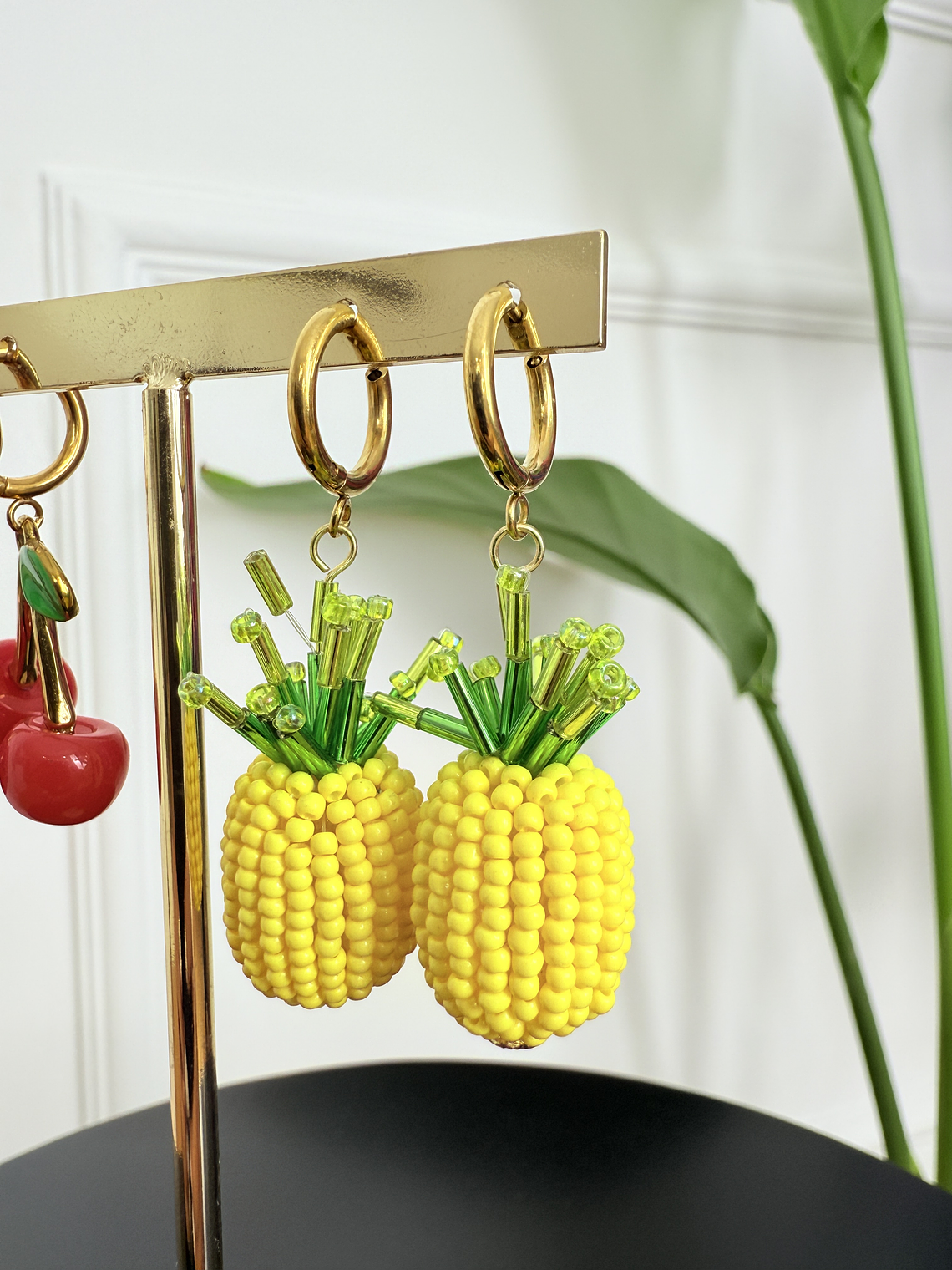 Fruity Cherries & Pineapples Earrings   4