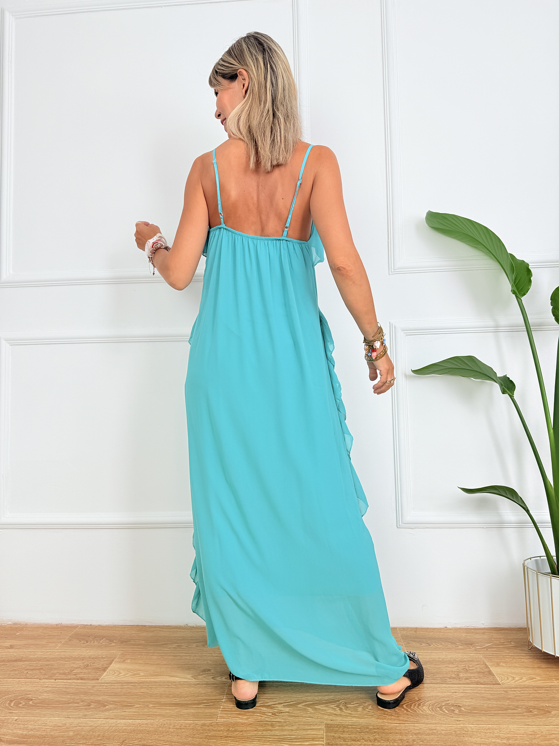 Kent Dress 27625 Teal 4