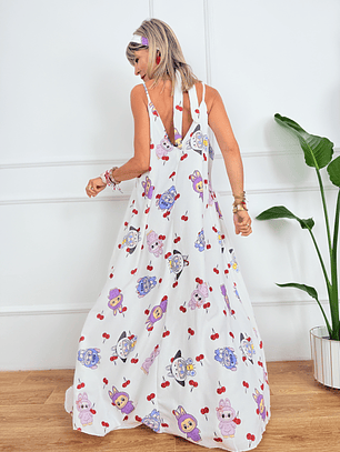 Labube Dress 3726 White