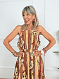 Laboube Dress 3726 Brown - thumbnail 2