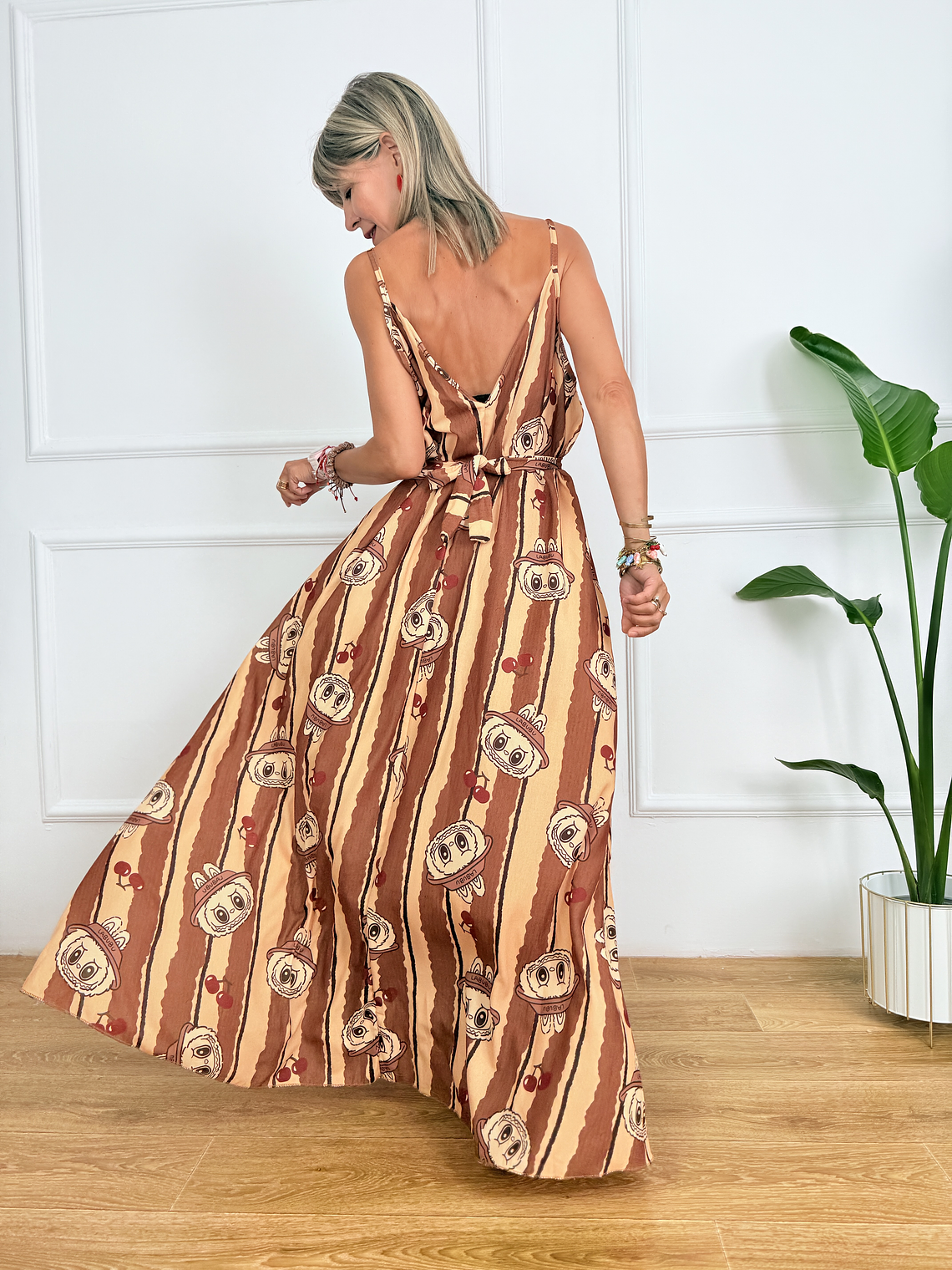 Laboube Dress 3726 Brown 5