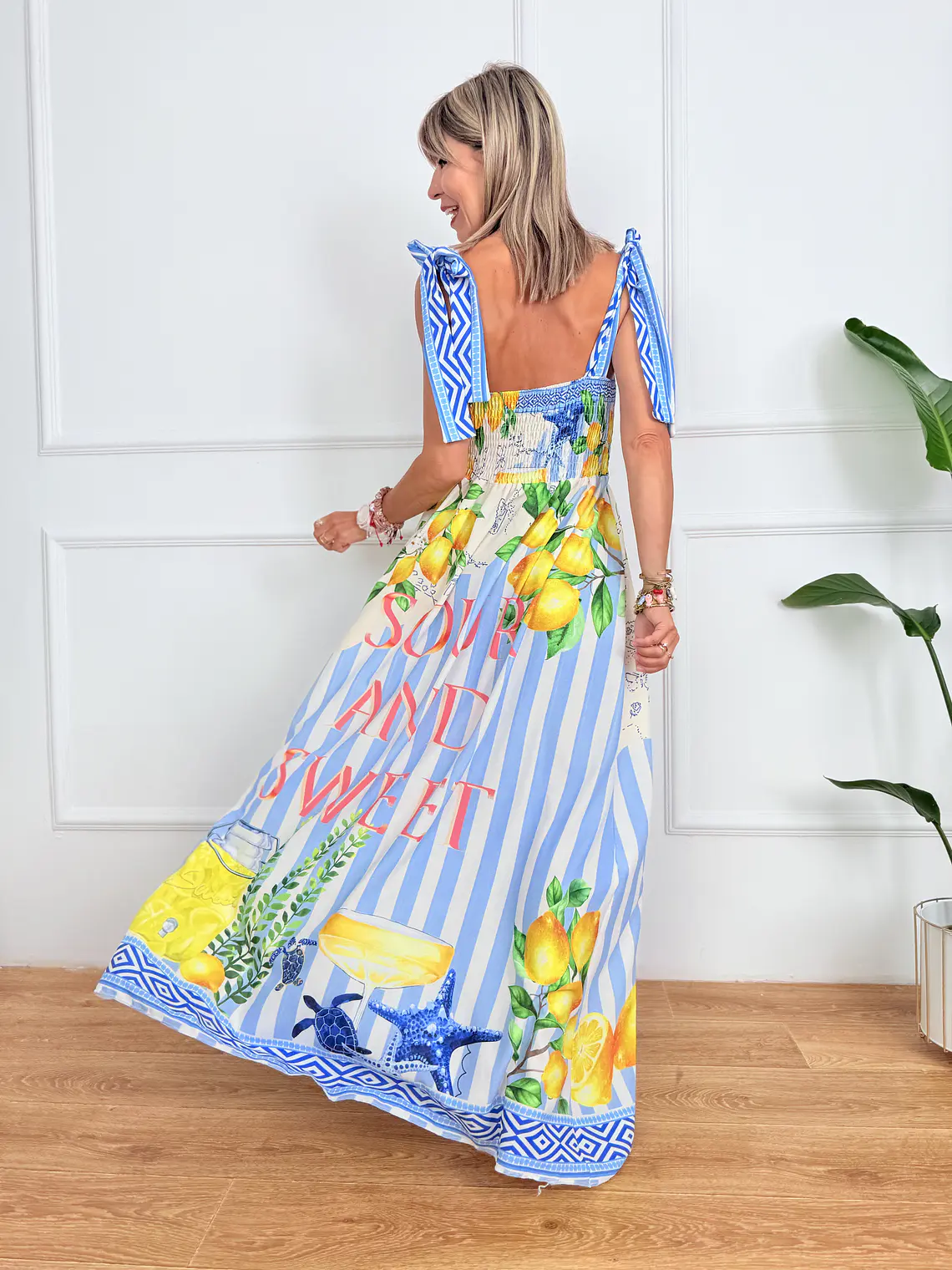 Via Sicilia Maxi Dress 8308 2