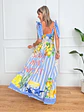 Via Sicilia Maxi Dress 8308 - thumbnail 2