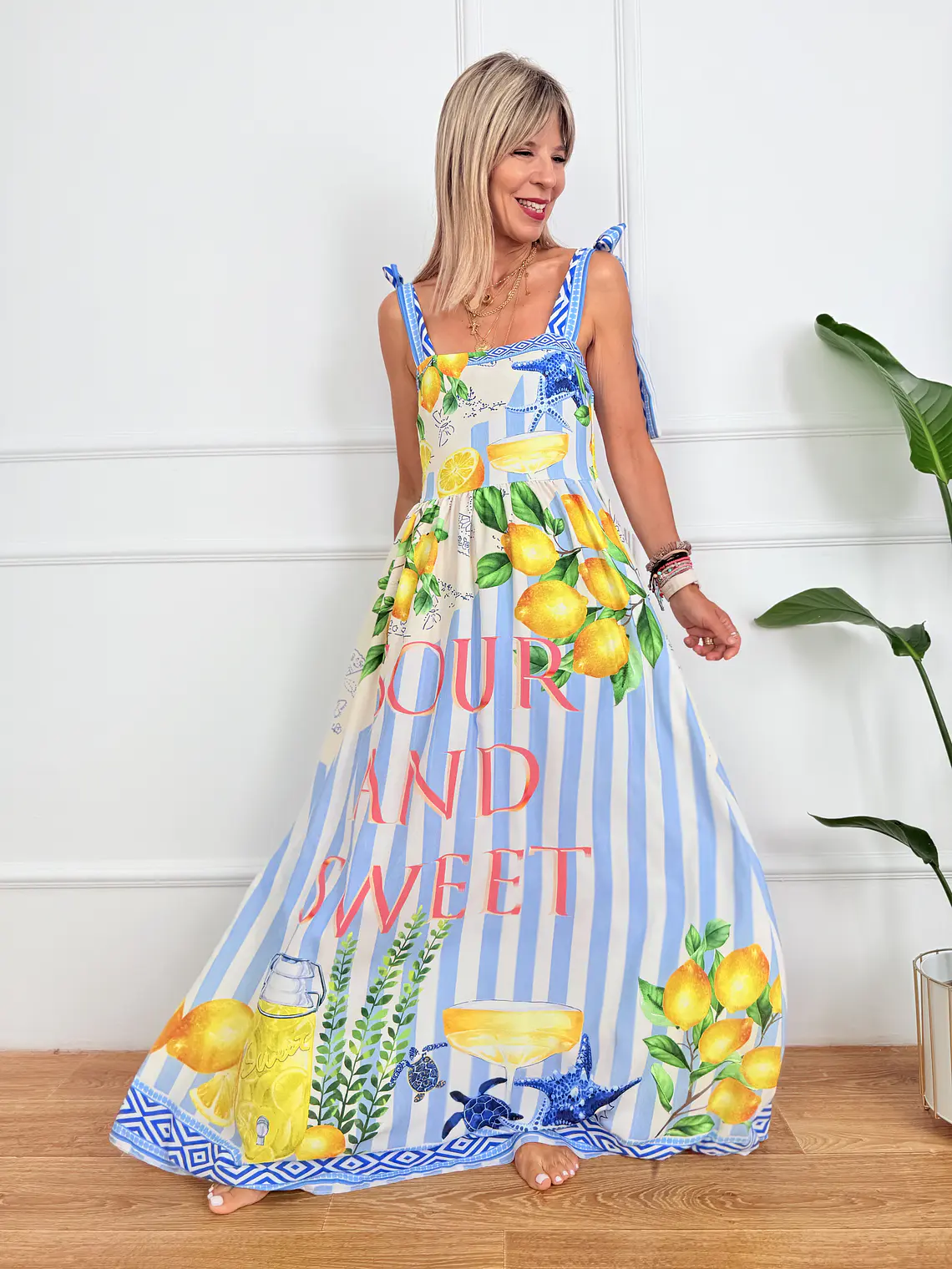 Via Sicilia Maxi Dress 8308 1