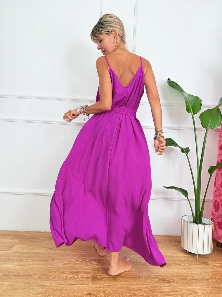 Havana Dress 8313 Magenta 4