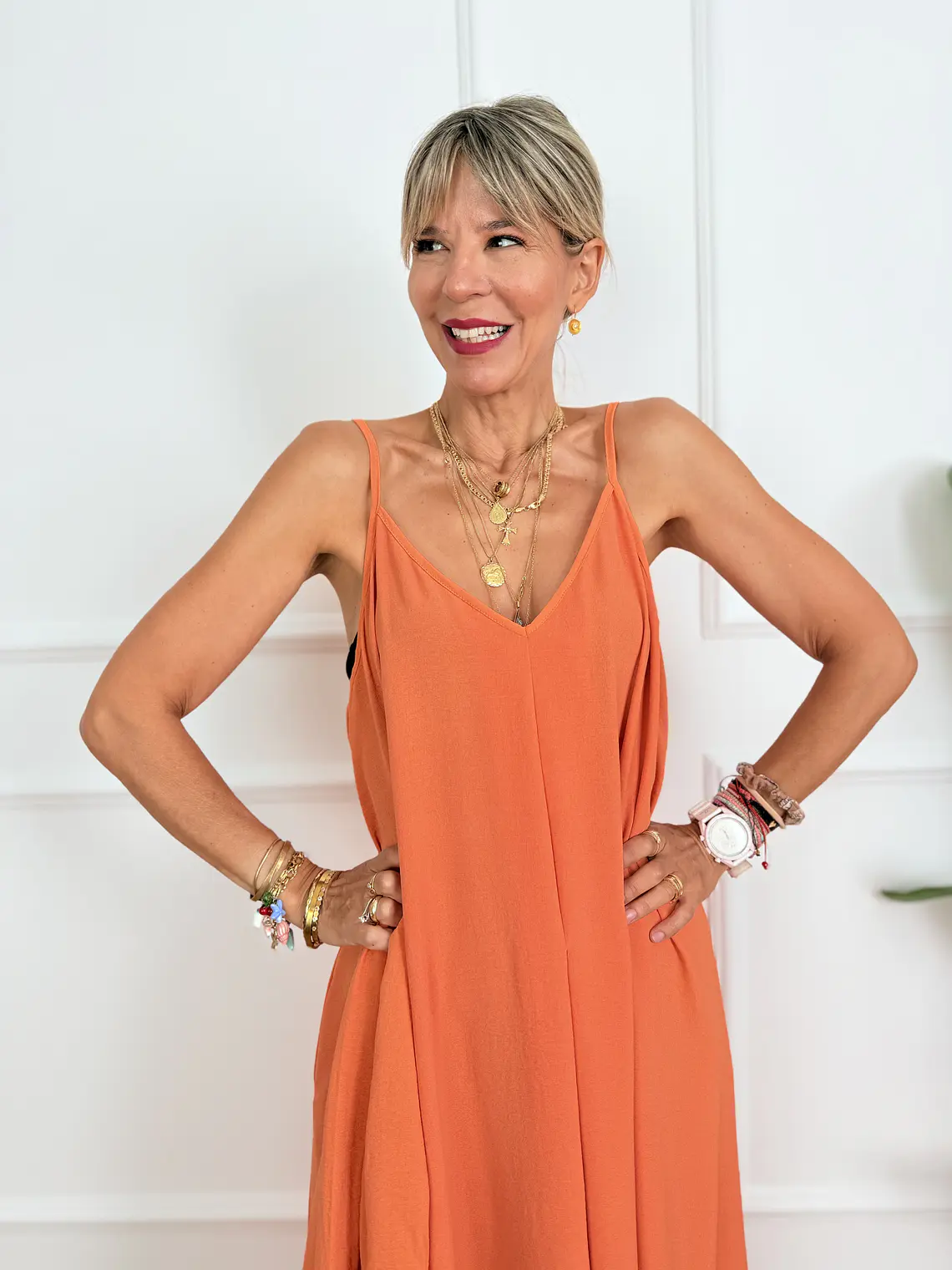 Havana Dress 8313 Coral 3