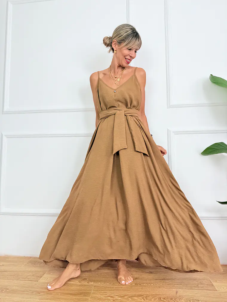 Havana Dress 8313 Camel 1