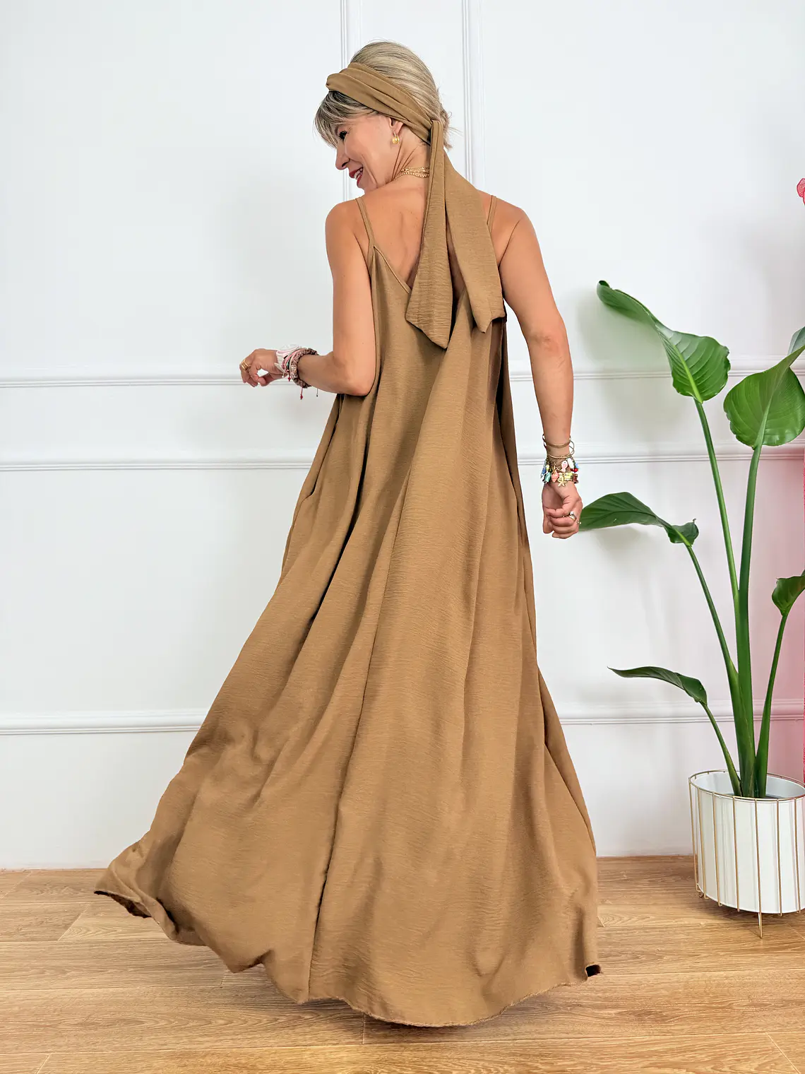 Havana Dress 8313 Camel 4