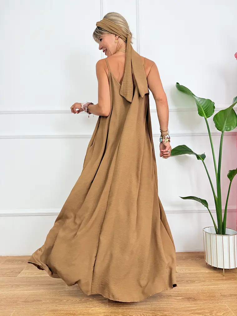 Havana Dress 8313 Camel 4
