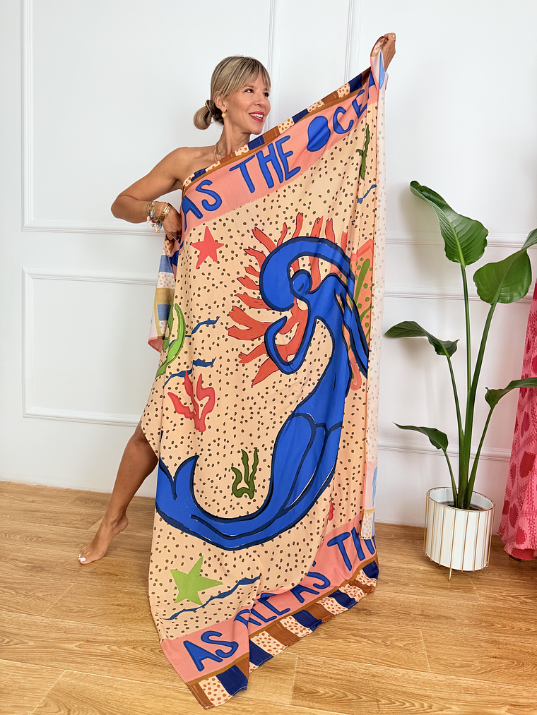 Get Free Παρεό 9725 Light Beige 3