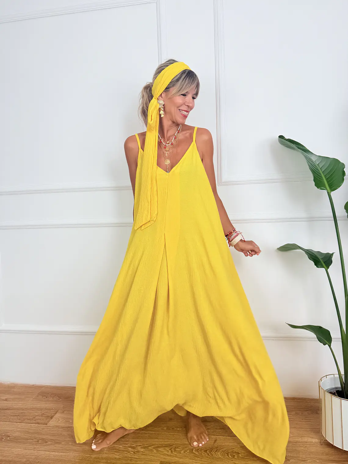 Havana Dress 8313 Yellow 1