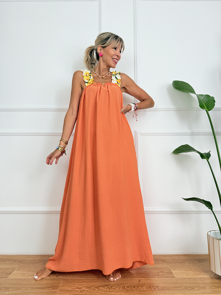 Raleigh Dress P8336 Orange 1