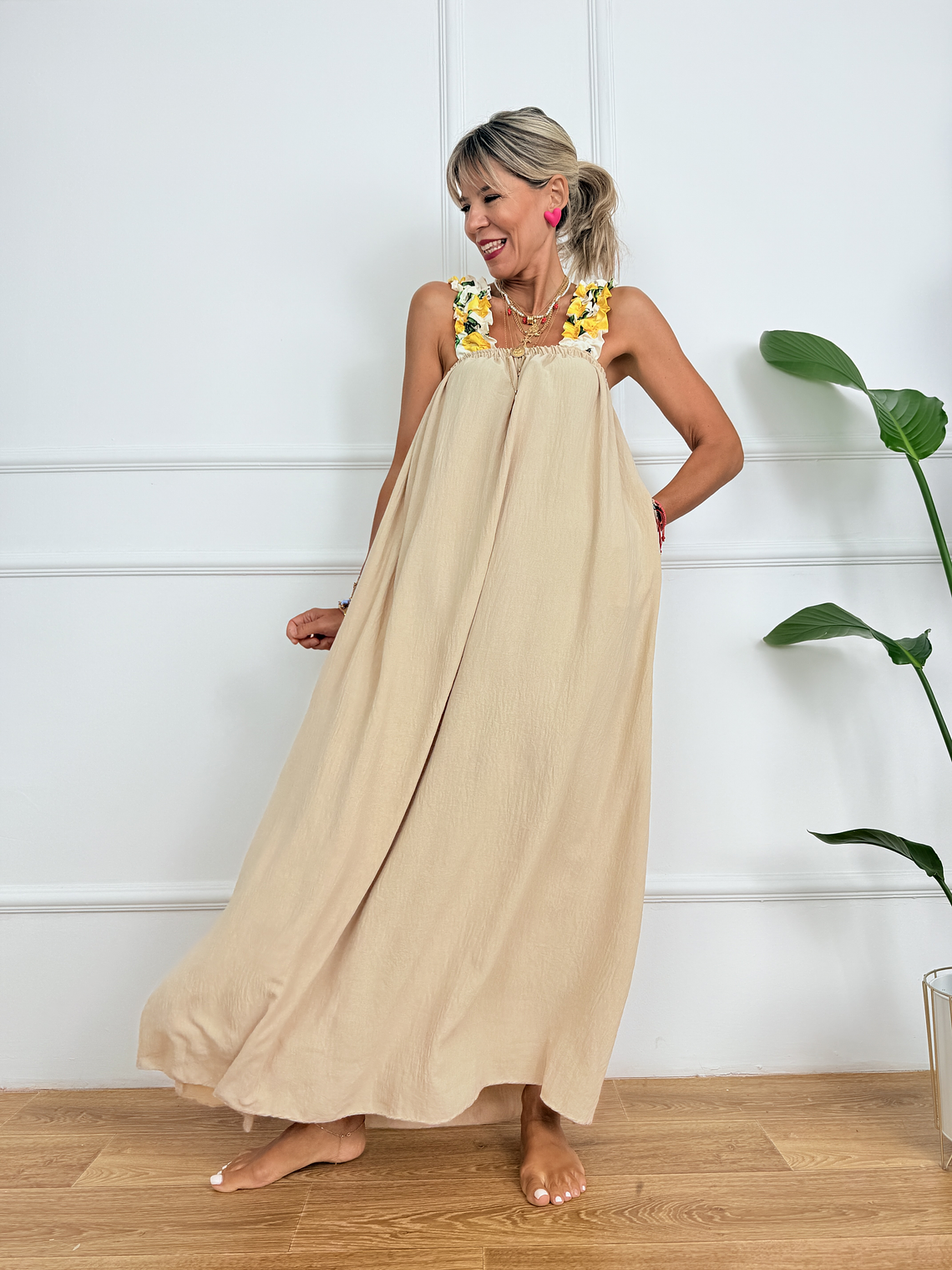 Raleigh Dress P8336 Ecru 1